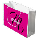 Search for hot pink and black gift bags Typography