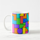 Search for color block mugs Colorful