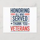 Search for thank a veteran postcards America