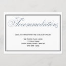 Search for hotel accommodations wedding invitations Enclosure