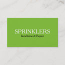 Search for sprinkler business cards Grass