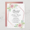 Search for gold foil bridal shower invitations Girly