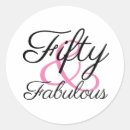 Search for fifty birthday stickers Script