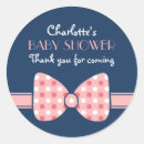 Search for navy blue bow stickers Baby shower