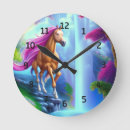 Search for beautiful horse clocks Colourful