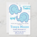 Search for elephant baby boy shower invitations Twins