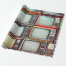 Search for television wrapping paper Old