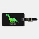 Search for dinosaur luggage tags Tyrannosaurus rex