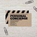 Search for concierge business cards Assistant