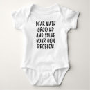 Search for funny baby bodysuits Saying