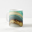 Search for gold and turquoise mugs Agate