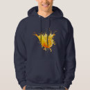 Search for orange and blue hoodies Modern