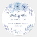 Search for something blue stickers Watercolor