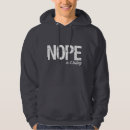 Search for nope hoodies Funny