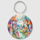 Search for magical key rings Watercolor