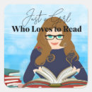 Search for girl with glasses stickers Reading