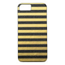 Search for gold foil stripes iphone cases Black