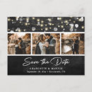 Search for string lights save the dates Chalkboard