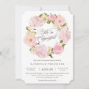 Search for romantic engagement party invitations Flowers