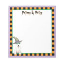 Search for halloween witch notepads Trick or treat