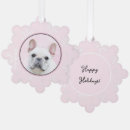 Search for french bulldogs christmas tree decorations Puppy