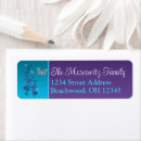 Search for purple silver return address labels White