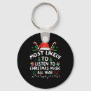 Search for christmas music key rings Most