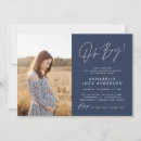 Search for navy blue baby boy shower invitations Elegant