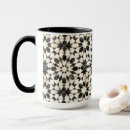 Search for black and white marble mugs Pattern