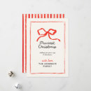 Search for red bow christmas cards Modern