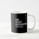 Search for vintage fan mugs Favourite hobby badminton