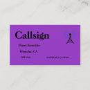 Search for amateur radio business cards Callsign