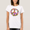 Search for peace sign womens tshirts Pink