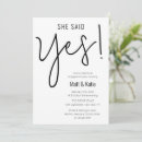 Search for bold engagement party invitations minimalist