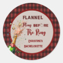 Search for red flannel stickers Red and black plaid