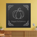 Search for vintage halloween canvas prints Pumpkin