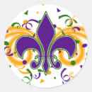 Search for happy mardi gras stickers Purple