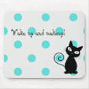 Search for cute cat mousepads whimsical