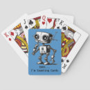 Search for robot playing cards Cute
