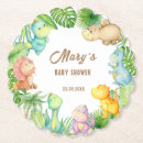 Search for dinosaur coasters Baby shower