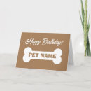 Search for big dog birthday cards Brown