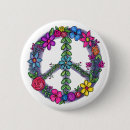 Search for peace sign badges 60s