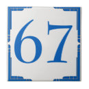 Search for house number tiles Blue