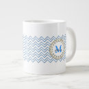 Search for blue chevron mugs Initial