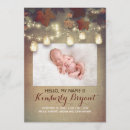 Search for seasonal birth announcement cards Rustic
