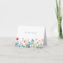 Search for wildflowers note cards Watercolor
