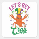 Search for funny mardi gras stickers Crawfish