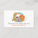 Search for giraffe business cards Baby