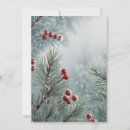 Search for winter season dinner party invitations Red berries