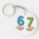 Search for sevens key rings Six seven
